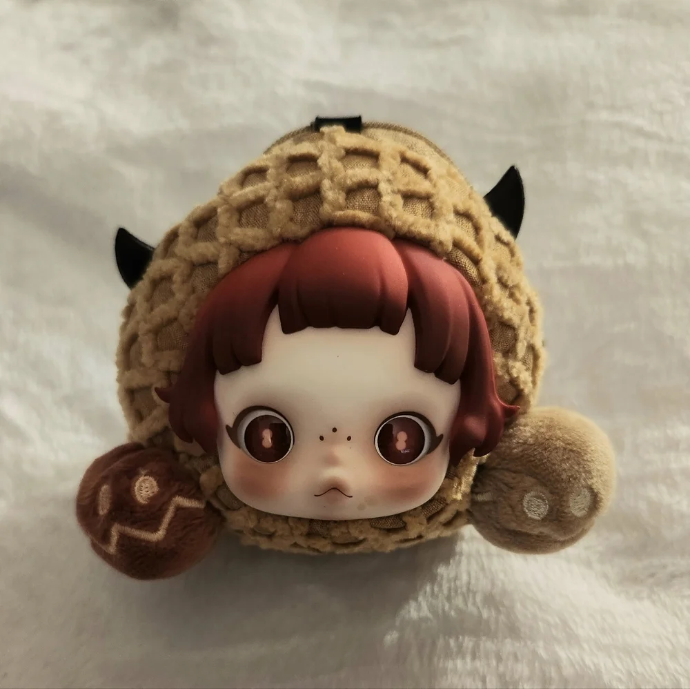 POP MART Skullpanda You Found Me Pranky Peanut Earphone Bag 🥜 - Picture 1 of 6